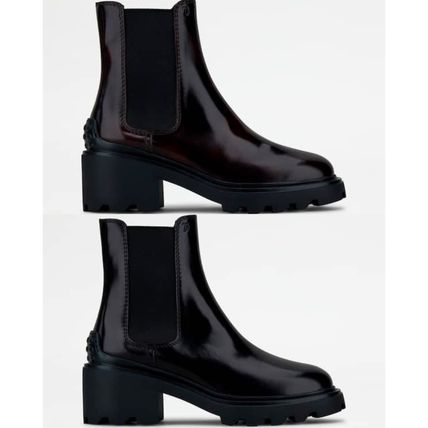 TOD'S トッズ レザー アンクル ブーツ ショートブーツ - www 大人の上質 TOD'S レザーショートブーツ 新品 ブーツ