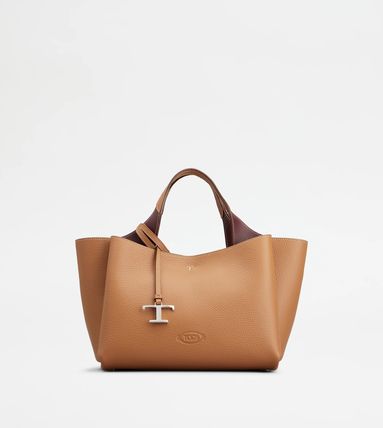 TOD'S ハンドバッグ TOD'S T タイムレス バッグ ミニサイズ ブラウン(3)