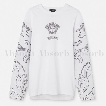 VERSACE ヴェルサーチェ Medusa 刺繍 PK Tシャツ org.jpg