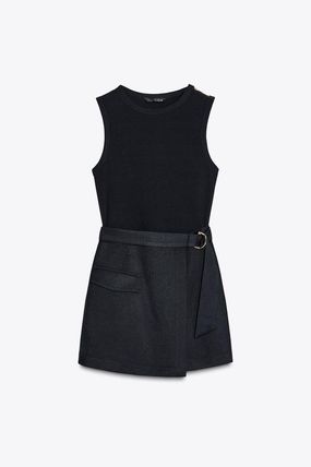 ZARA ベルト付きコンビジャンプスーツ 8741/223 (ZARA