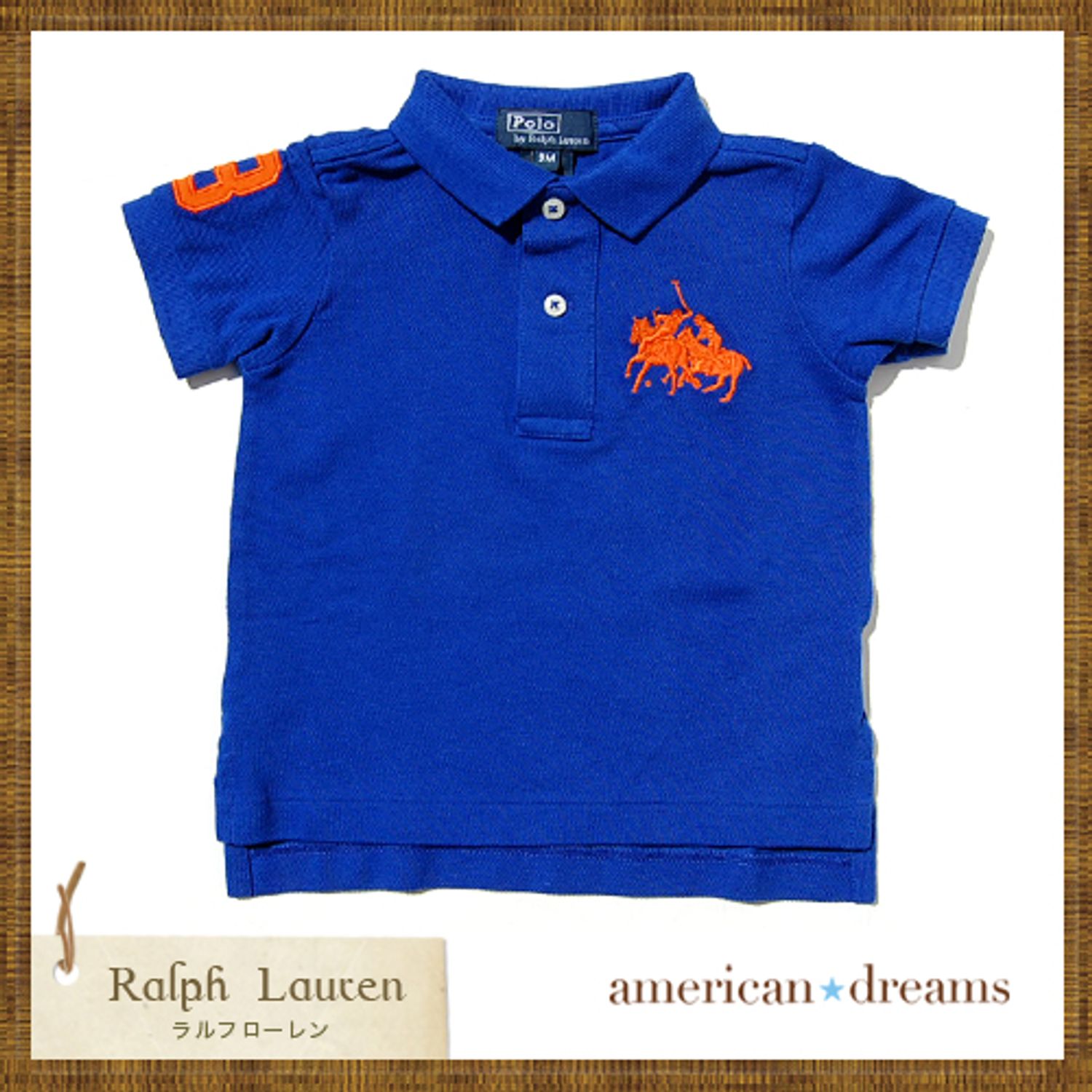 ラルフローレン かっこいい デュアルマッチ 半袖ポロblue Ralph Lauren ベビーロンパース カバーオール Buyma