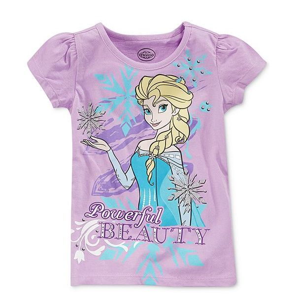 国内発送】アナと雪の女王☆エルサ Tシャツ (Disney/キッズ用