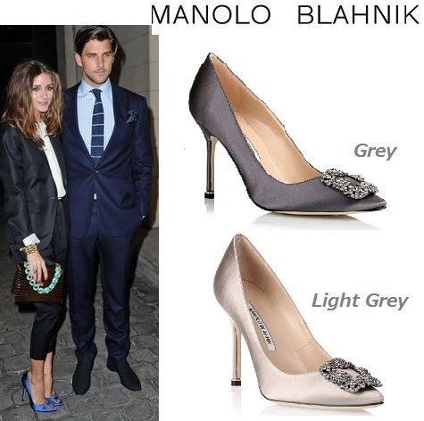 特別オファー MANOLO BLAHNIK 直営♪DORLEAC パンプス ゴールドトーン パンプス Manolo Blahnik】Hangisiサテンパンプス105mm☆グレー系2色 (Manolo