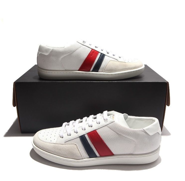 サンローラン SL/04 LEATHER スニーカー_WHITE サンローラン SL/04 LEATHER スニーカー_WHITE (Saint Laurent