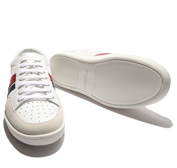 サンローラン SL/04 LEATHER スニーカー_WHITE サンローラン SL/04 LEATHER スニーカー_WHITE (Saint Laurent