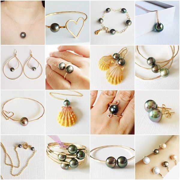 タヒチアンパール バングル☆Maimoda Jewelry☆ハワイ (Fighting