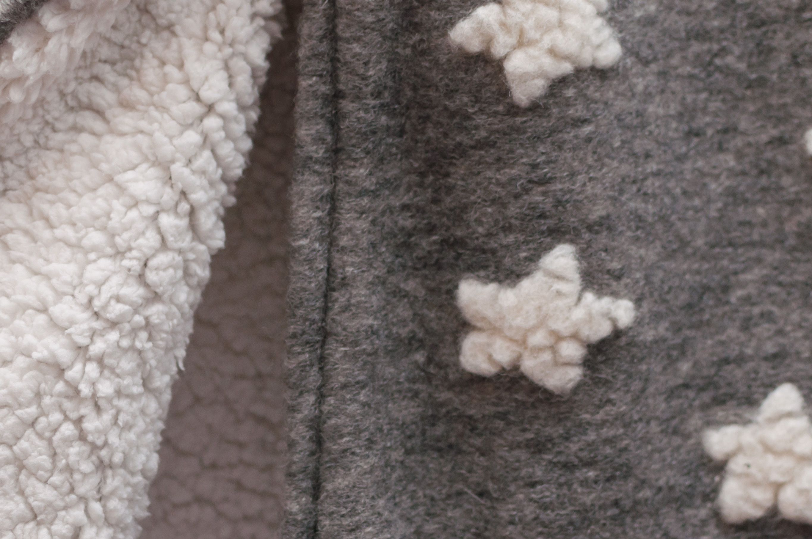 ザラZARAキッズ大人も着れる新作スター柄ニットコートジャケット (ZARA ...