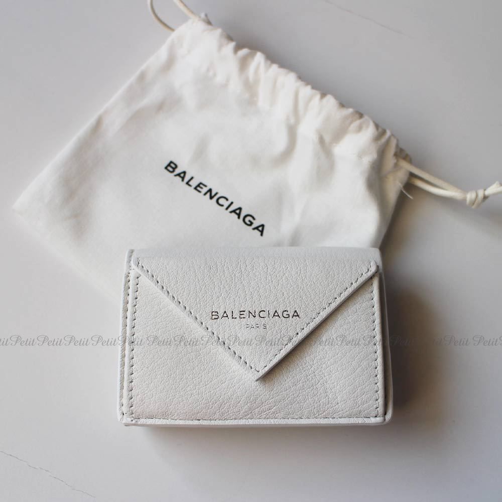 BALENCIAGA バレンシアガ メタルロゴミニウォレット 三つ折り