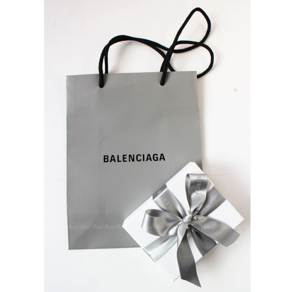 国内発☆機能的!BALENCIAGA バレンシアガ 3つ折り レザー財布