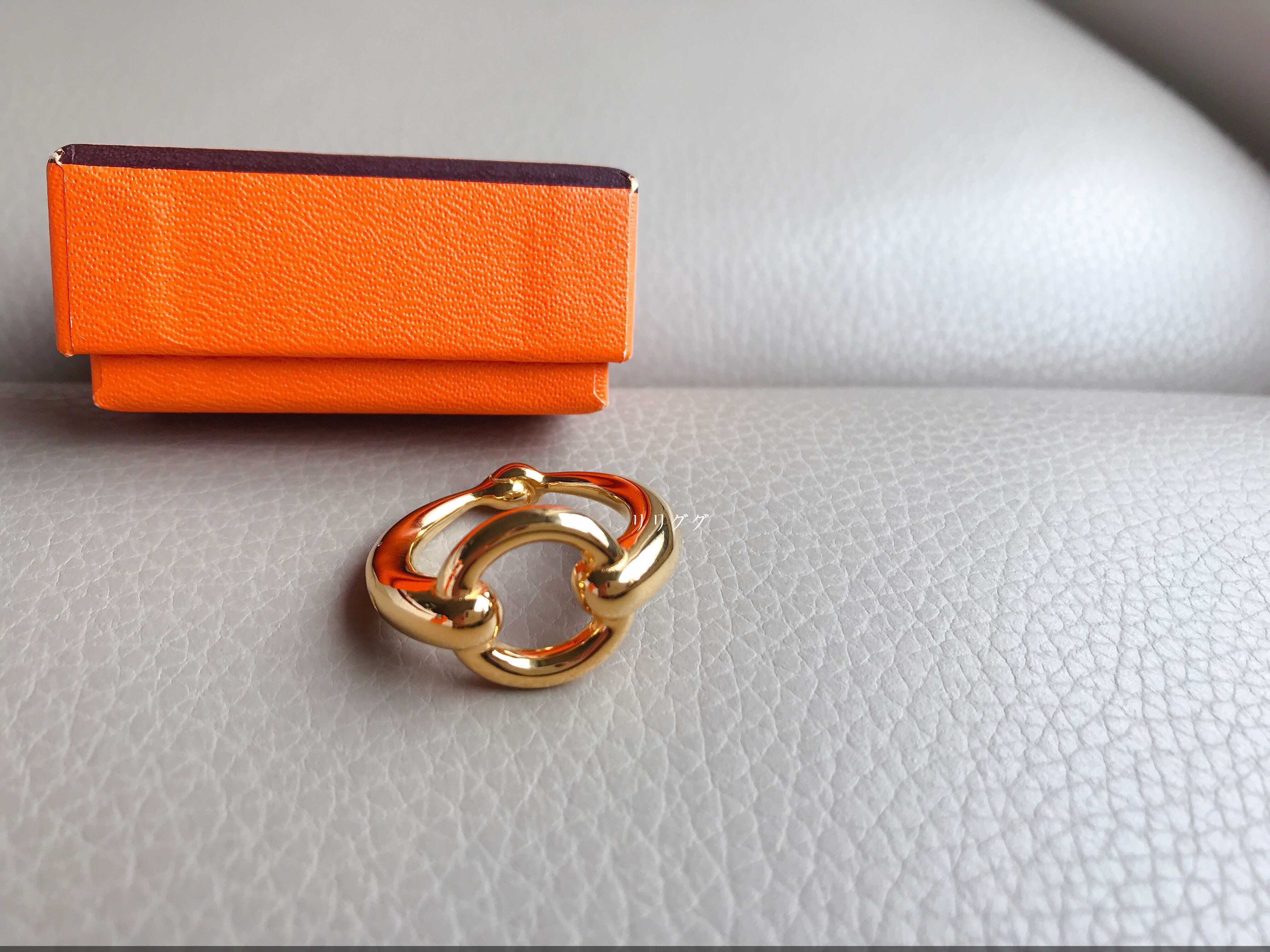 HERMES(エルメス)スカーフリング☆ゴールド (HERMES/スカーフ HERMES(エルメス)スカーフリング☆ゴールド (HERMES/スカーフ