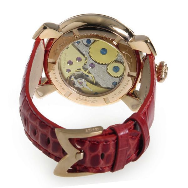 GAGA MILANO マニュアーレ 48mm 腕時計 501113S-RED【限定品】 (GaGa ...
