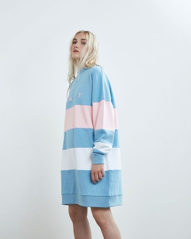 ∞LAZY OAF☆パステルロゴ∞スウェットドレス♡ ∞LAZY OAF☆パステルロゴ∞スウェットドレス♡