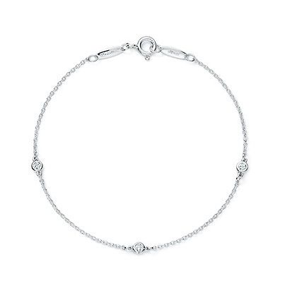 DBY三粒ダイヤが豪華★シルバーブレスレット★エルサ