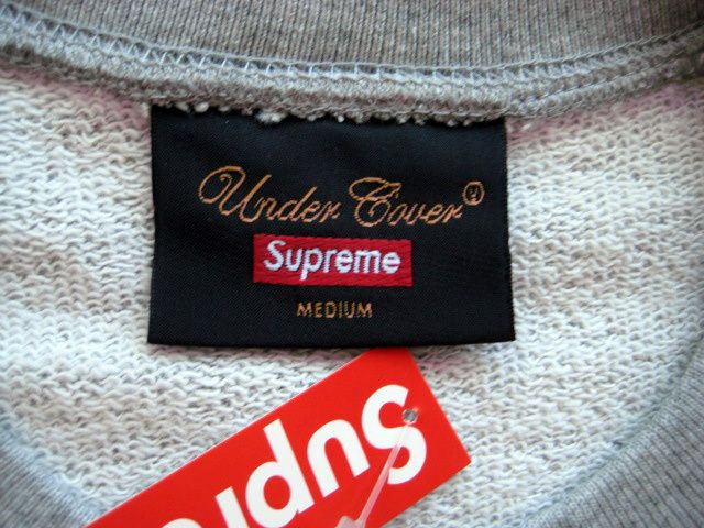 国内発送! 15 Supreme UNDERCOVER Crewneckスウェット 熊グレー