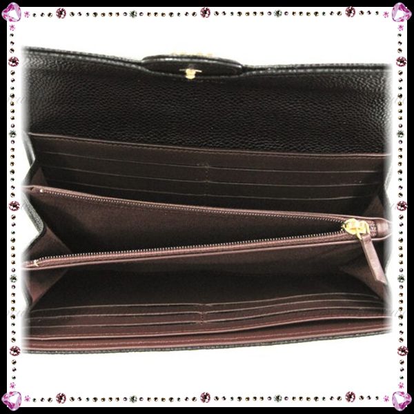 国内発送】CHANEL☆マトラッセキャビアスキン長財布*Black (CHANEL/長 ...