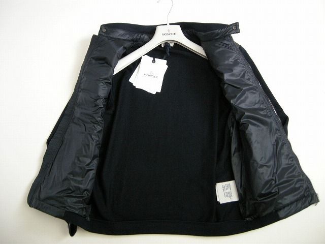 L-XXL◇在庫有◇関税無◇国内発送MONCLERスウェット切替ダウン紺
