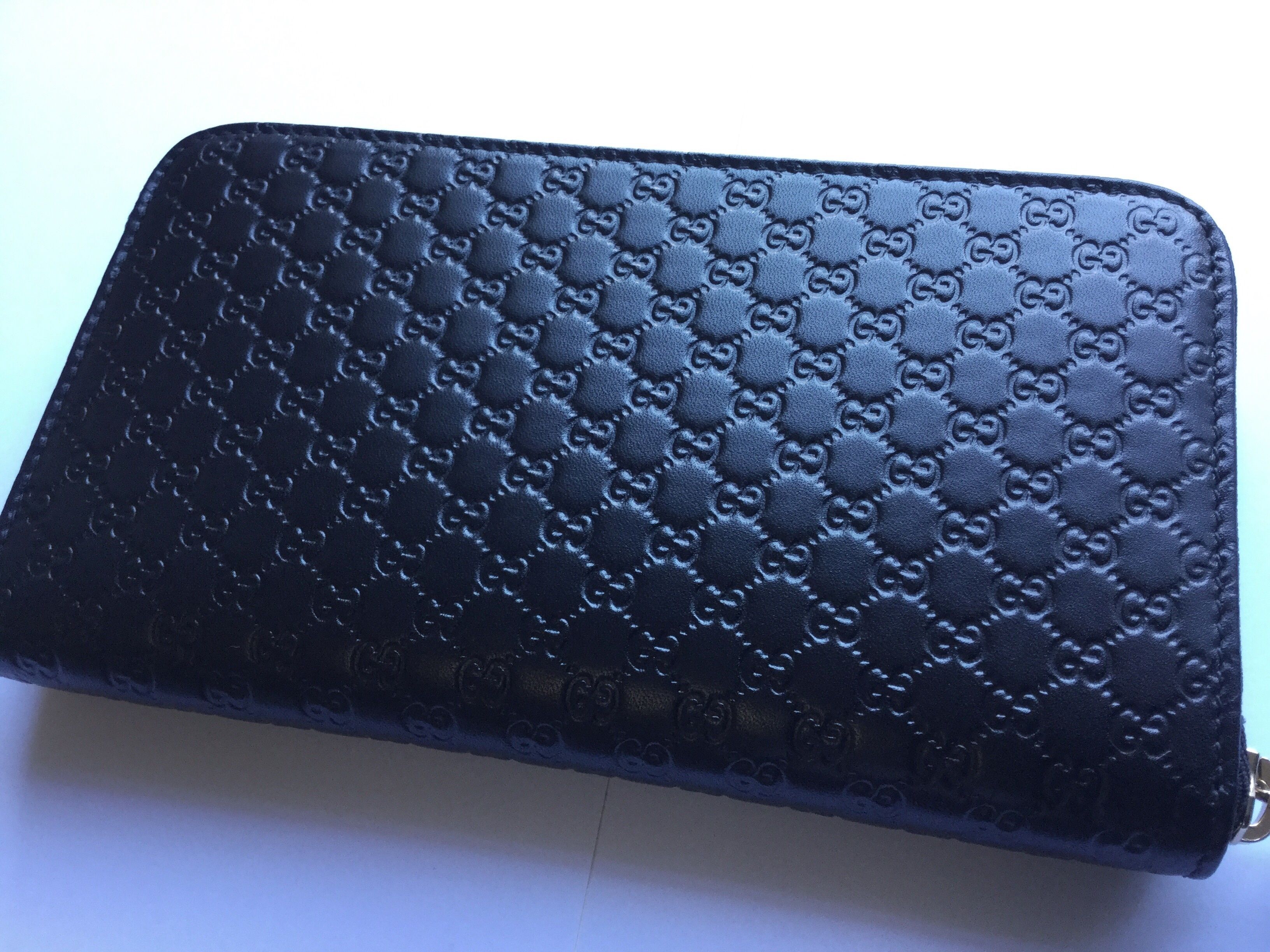☆GUCCI☆新作!日本未入荷【マイクロGG 黒】ラウンド長財布☆ (GUCCI ...
