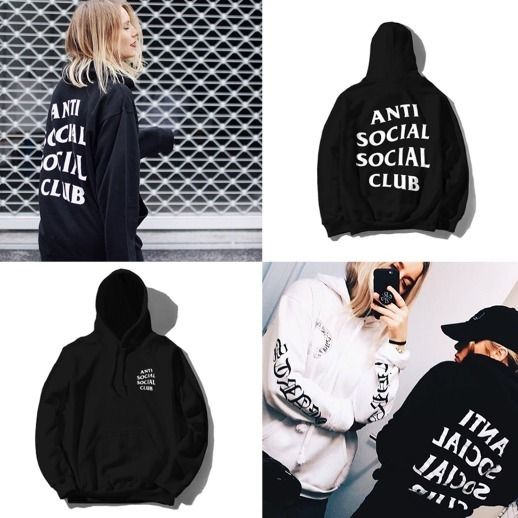 入手困難 ANTI SOCIAL SOCIAL CLUB ロゴパーカー 送料無料 (ANTI