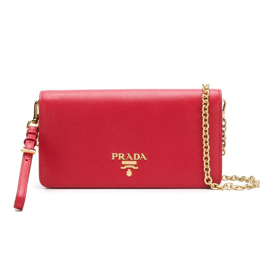 VIPセール!関税込【PRADA】チェーンウォレット・スマホもOK (PRADA/長