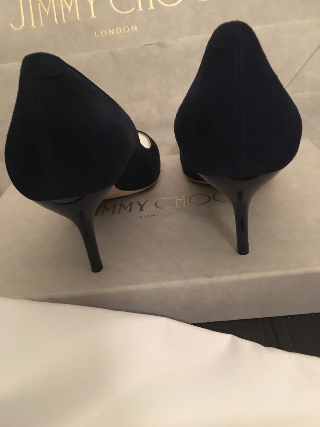 Jimmy★Choo(セールで履き易サイズ抜群)Matchネイビー6.5cmHeel Jimmy☆Choo(セールで履き易サイズ抜群)Matchネイビー6.5cmHeel