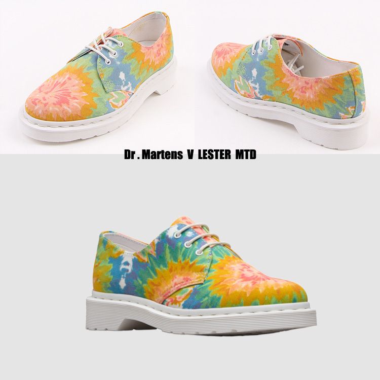 Dr.Martens （ドクターマーチン） 花柄 花柄3ホールシューズ