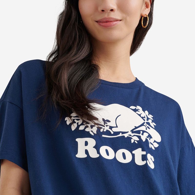 Roots☆ 定番ビーバーロゴ柄♪ グレー半袖Tシャツ☆ Roots☆ 定番ビーバーロゴ柄♪ グレー半袖Tシャツ☆ トップス