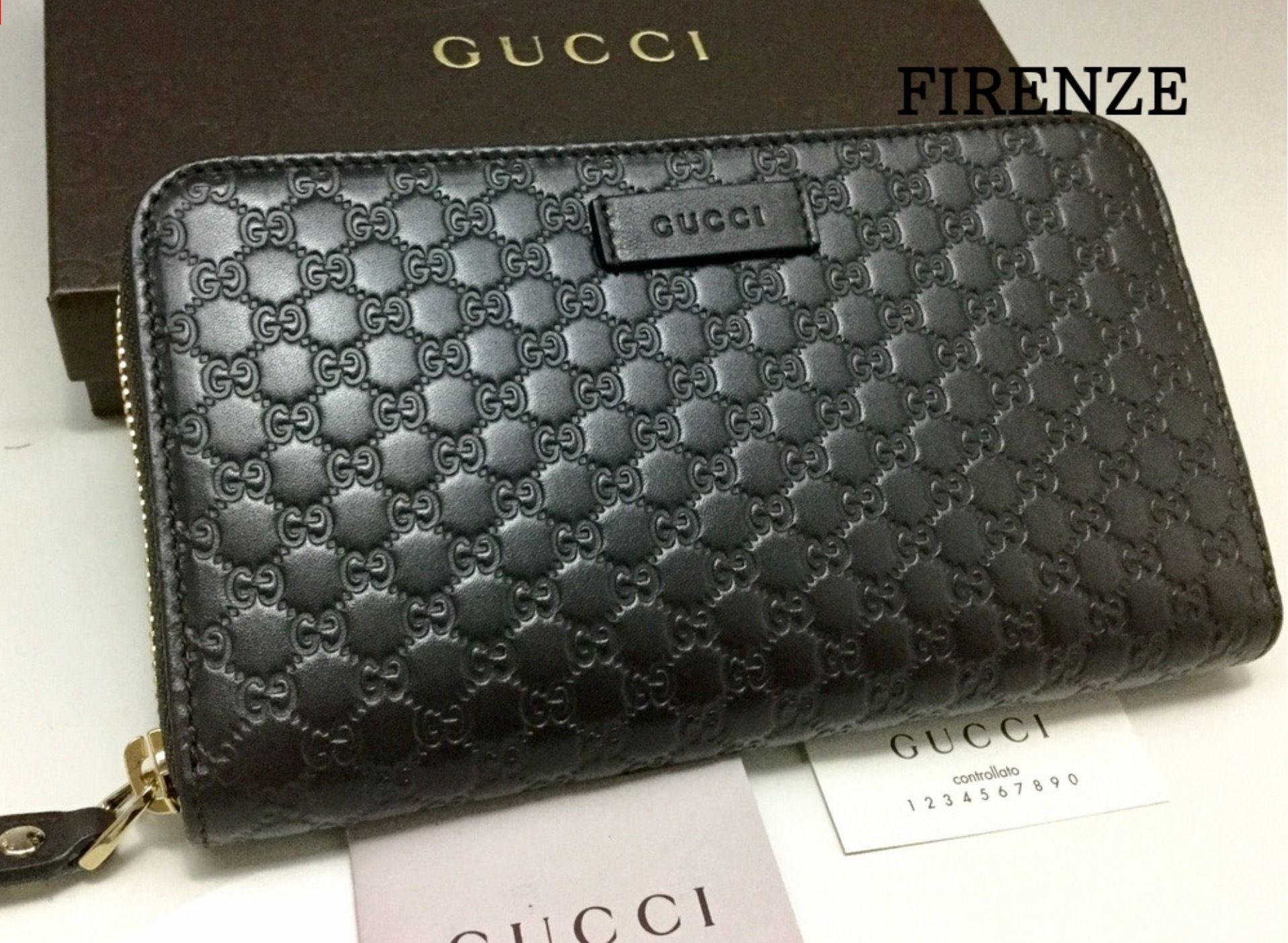 ☆GUCCI☆新作!日本未入荷【マイクロGG 黒】ラウンド長財布☆ (GUCCI スーパーセール限定 グッチ長財布 長財布