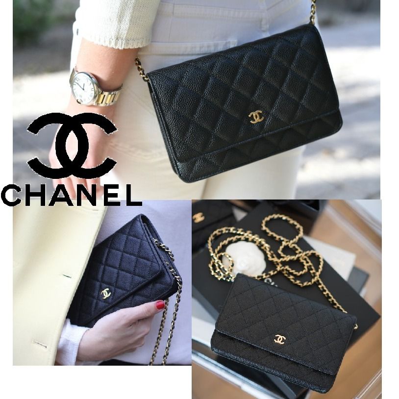 上品】 シャネル チェーンウォレット ショルダーバッグ ショルダー 通販卸売り CHANEL チェーンウォレット ショルダーバッグ