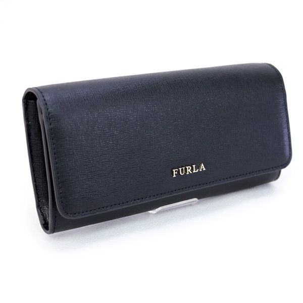 17秋冬最新作☆完売必須☆FURLA☆二つ折り長財布 ブラック