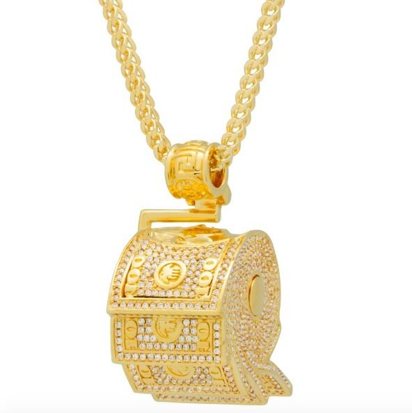 送料税込【Snoop Dogg x King Ice】マネーロールネックレス◇ (King ...