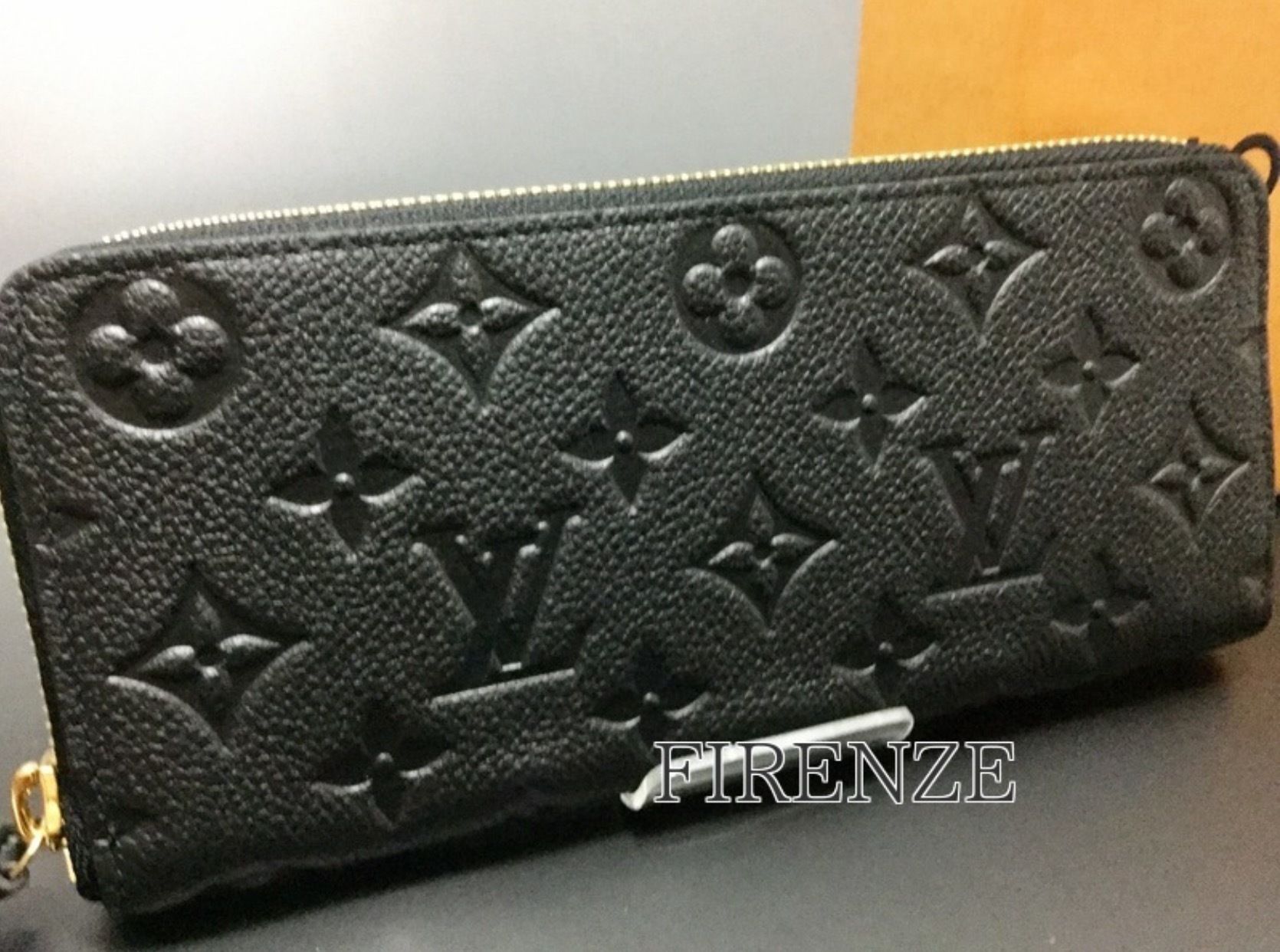 ☆LOUIS VUITTON☆大人気!【クレマンス アンプラント】黒 長財布