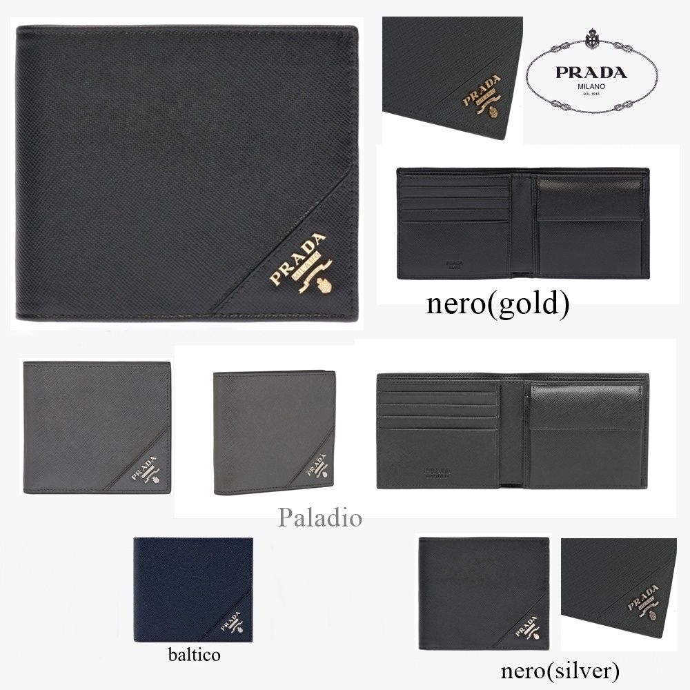 PRADAメンズ】サフィアーノレザー 二つ折り財布2MO738_QME (PRADA PRADAメンズ】サフィアーノレザー 二つ折り財布2MO738_QME (PRADA