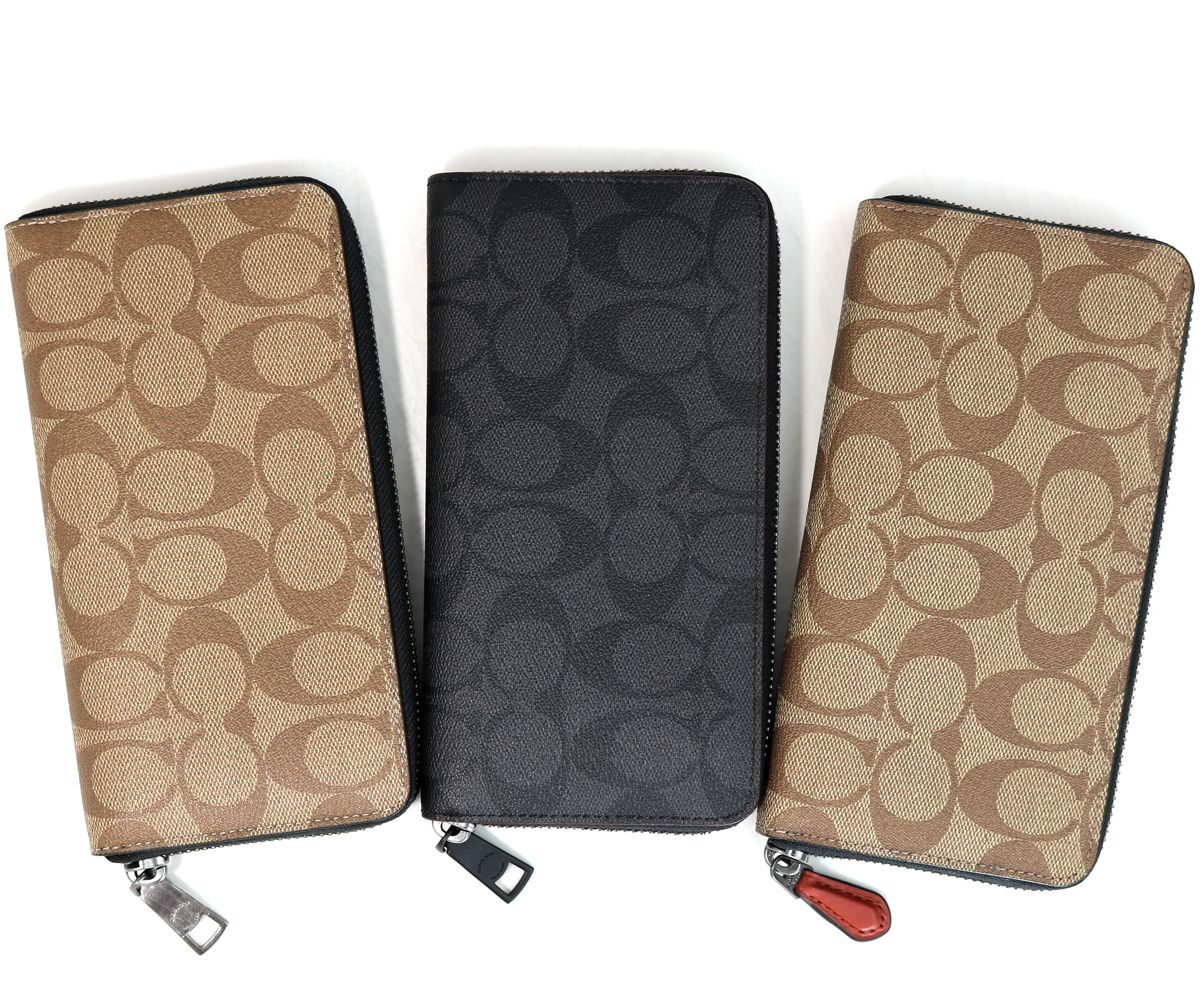 ☆COACH☆シグネチャー☆ アコーディオン・ ウォレット (Coach/長財布