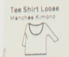 ラウンドネックコットン七分袖Tシャツ ☆ PETIT BATEAU (PETIT BATEAU