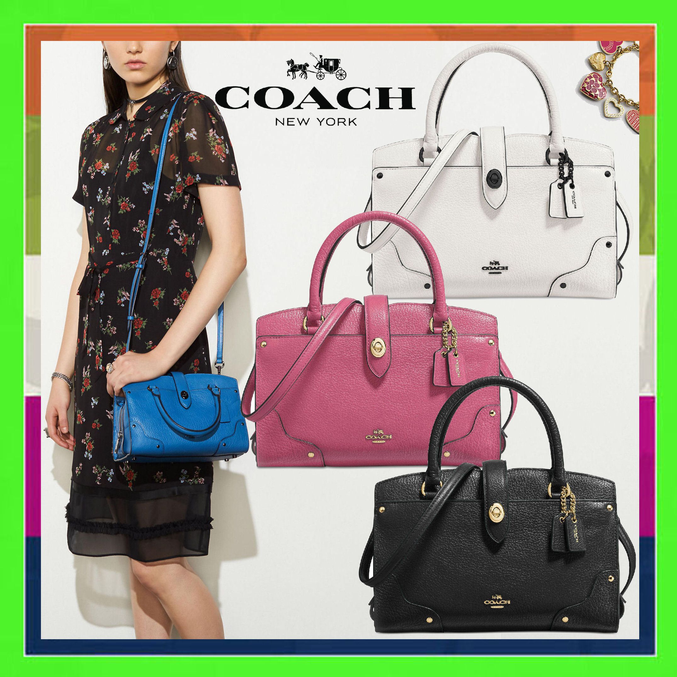 関税込》コーチ37779マーサー サッチェル 24 グレイン レザー (Coach ...