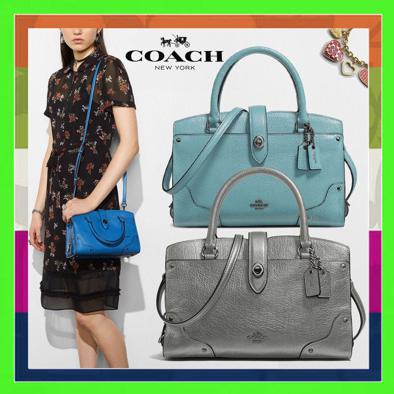 関税込》コーチ37779マーサー サッチェル 24 グレイン レザー (Coach ...