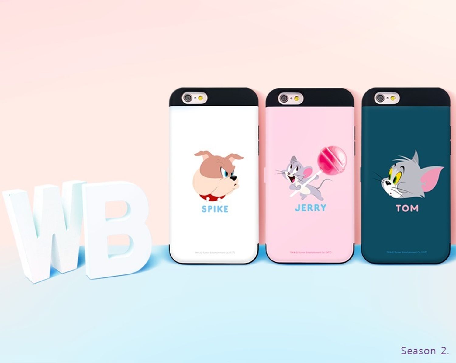 トムとジェリー カード収納 ミラー付きケース シーズン2 Iphone スマホケース Buyma