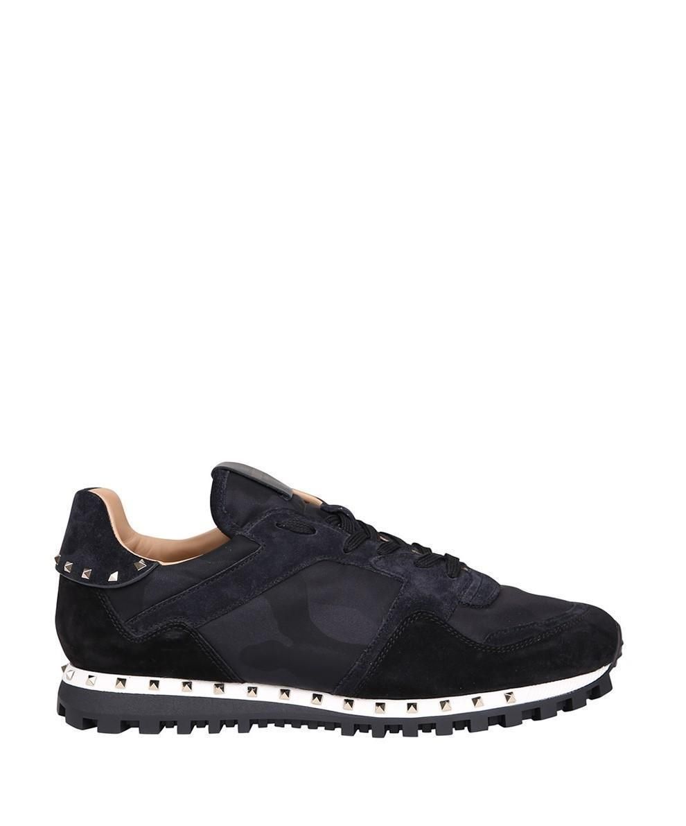 SS18 ヴァレンティノ STUDDED CAMOUFLAGE SNEAKERS (VALENTINO ...