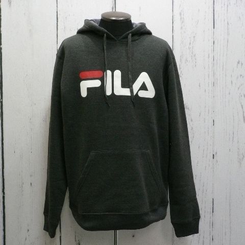 FILA フィラ スウェットパーカー プルオーバー 正規 濃灰 (8611) (FILA