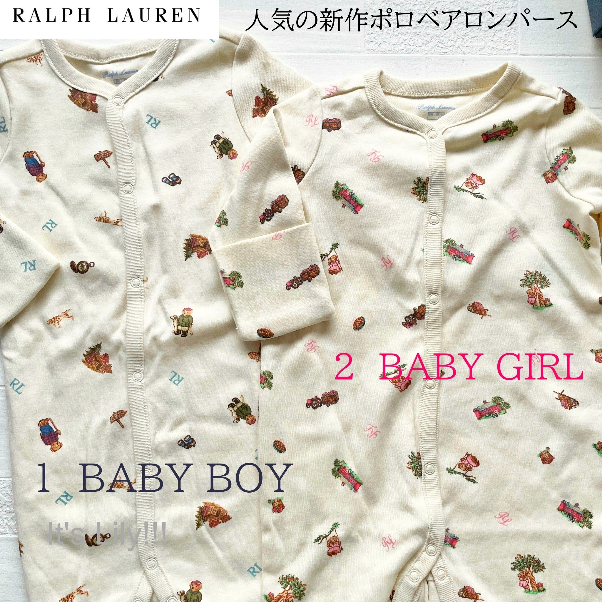 Ralph Lauren(ラルフローレン) ロンパース 新作 poloベア 在庫有 ...