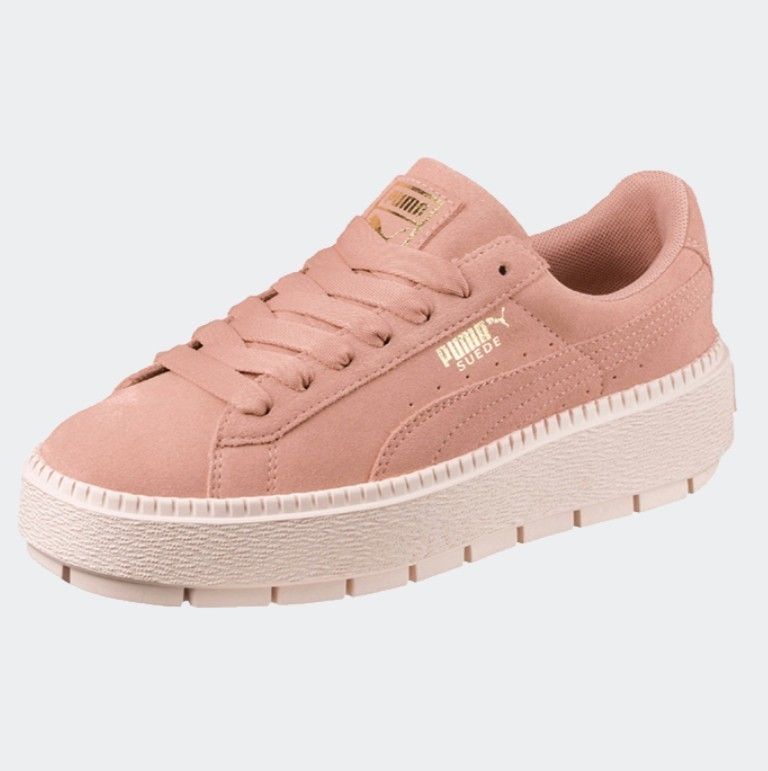 PUMA Suede Platform Trace Wns ☆ピンク スエード 36583005 (PUMA PUMA Suede Platform Trace Wns ☆ピンク スエード 36583005 (PUMA
