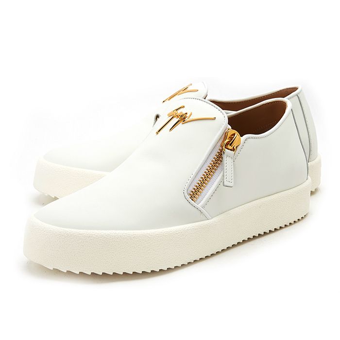 GIUSEPPE ZANOTTI 17AW May London メタルロゴ レザースリッポン