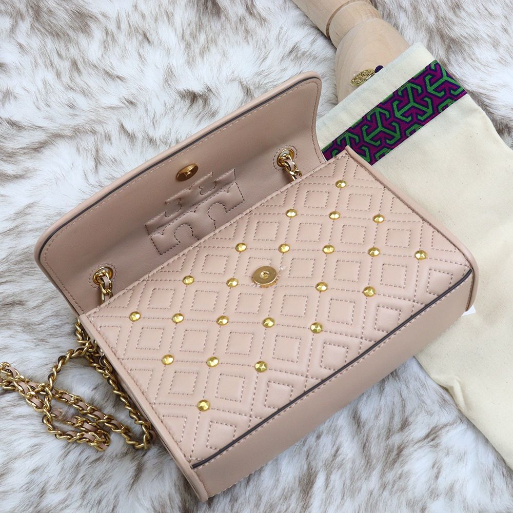 即発 Tory Burch FLEMING STUD SMALL ショルダー バッグ 46362 即発 Tory Burch FLEMING STUD SMALL ショルダー バッグ 46362