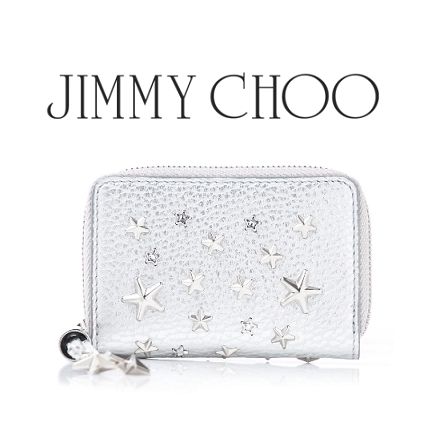 18SS新作 ☆JIMMY CHOO☆ NELLIE コインパース SILVER♪ (Jimmy Choo ...