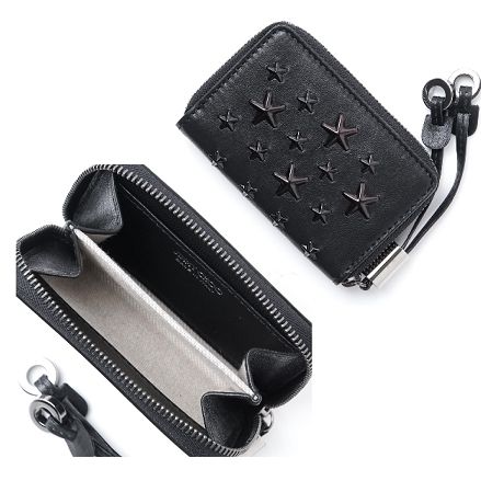 18SS新作 ☆JIMMY CHOO☆ NELLIE コインパース BLACK♪
