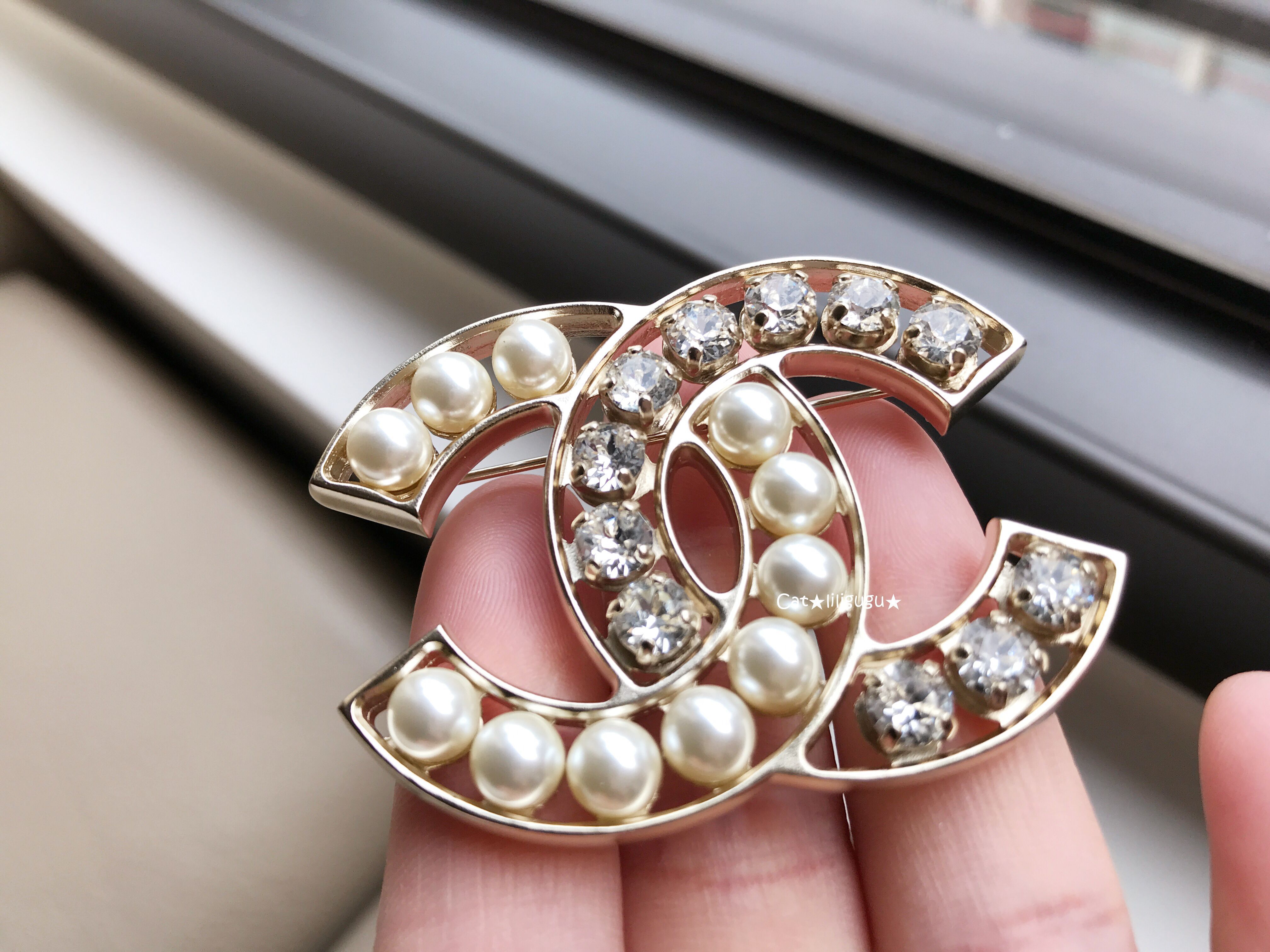 【キラキラ☆可愛い】CHANEL ブローチ org.jpg