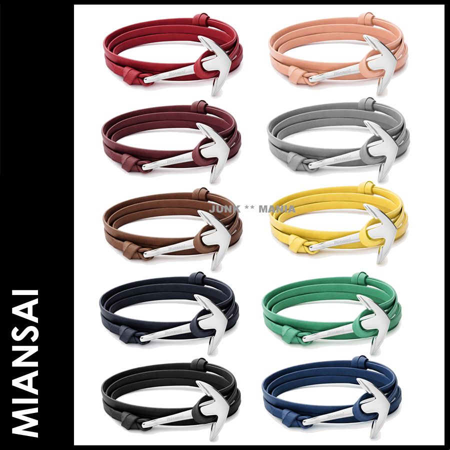 【MIANSAI】関税送料込★Nexus レザー ブレスレット 2カラー Miansai ミアンサイ ブレスレット メンズ Nexus Braided Leather