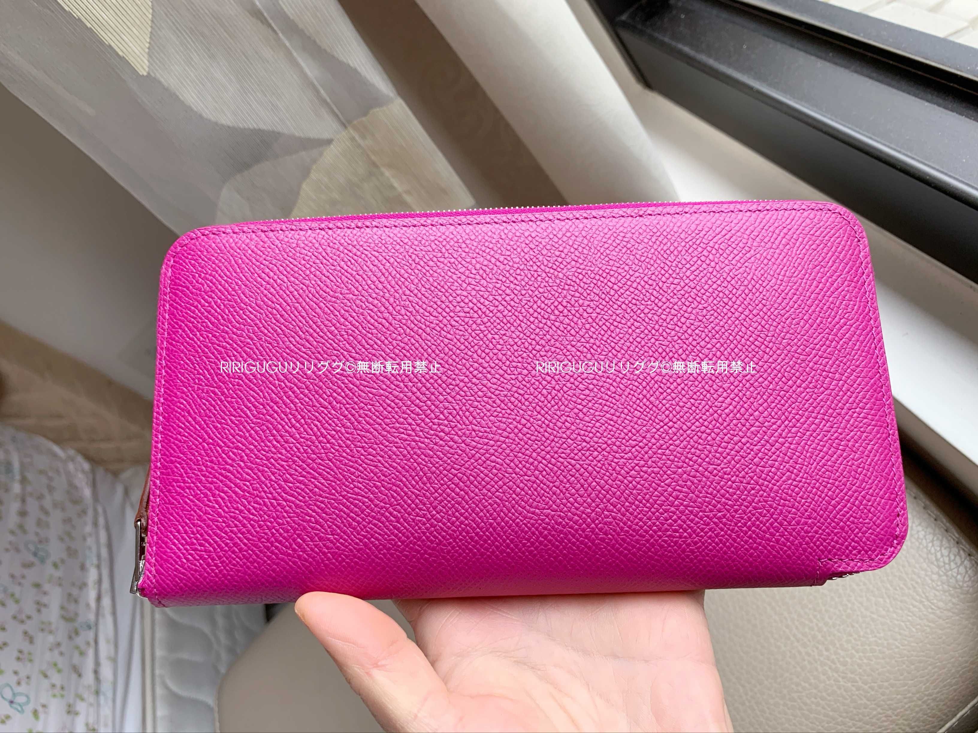 値頃 エルメス アザップ シルクイン長財布 ローズパープル 財布 小物 Artistrunalliance Org