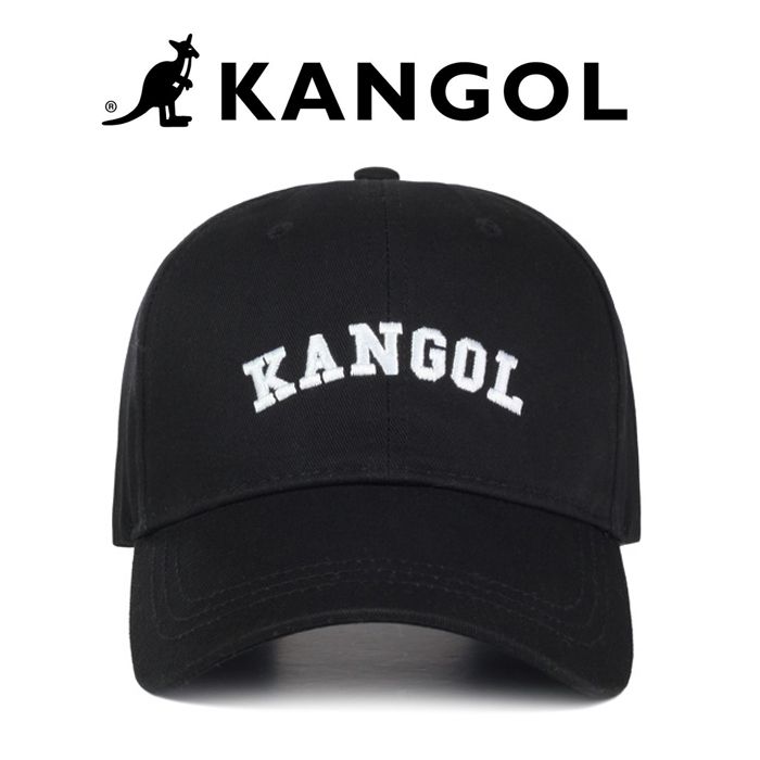 Kangol正規品◇Kangol Word Logo Baseball 4259 BLACK◇男女共用 ...