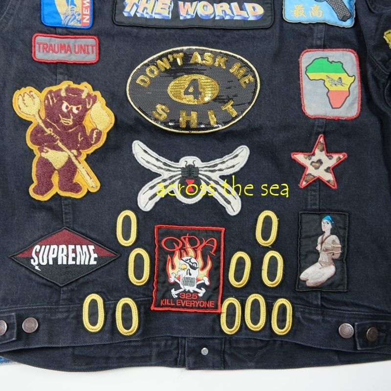 ☆Supreme☆ Patches Denim Trucker Jacket 18SS WEEK 13